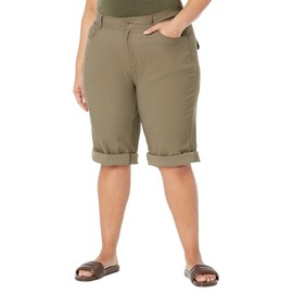 prAna Plus Size Hall Capris II, Slate Green, 24 More, Slate Green