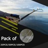 QISHUO Stainless Steel Swivels Fishing Lure Barrel Saltwater Swivel Fishing