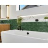 DEWOO Peel and Stick Subway Backsplash Green Kitchen Bathroom Rectangle