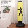 Inflatable Boxing Column Adults Fitness Decompression Sandbag Punching Bag ThickenYellow