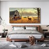 XLSJERST Deer Wall Art for Living Room Canvas Prints Decor