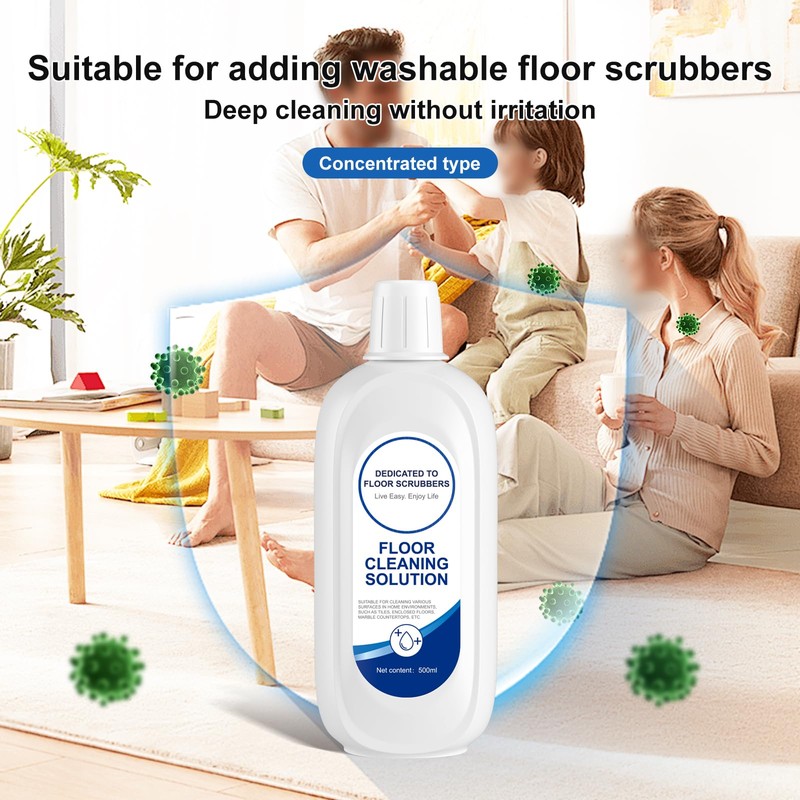 Nukisa Floor Cleaning Solution Compatible With Tineco, Deep Cleans for