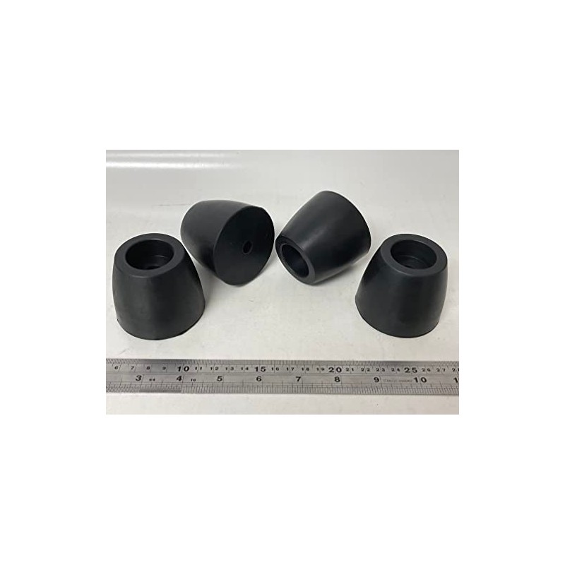 4 pcs, Extra Large Rubber Feet, 2" Tall 2.5" Wide,