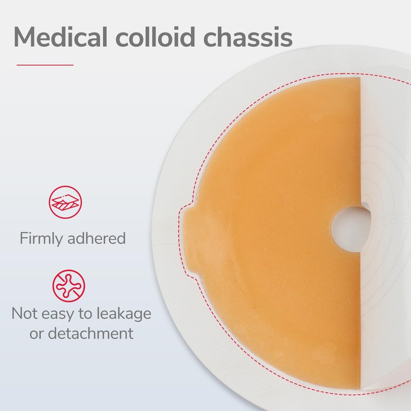 DERAYMI 22 PCS Colostomy Bags, Two Piece Ostomy Bag Ostomy