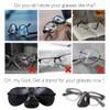Eyeglasses Holder – 8pcs Self-Adhesive Wall-Mounted Glasses Stand, Nose-Shaped Sunglasses