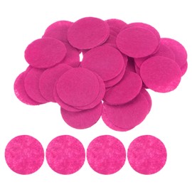 HARFINGTON - 200 círculos redondos de fieltro, 30 mm, almohadillas para orejas de fieltro precortadas de 1-1/4 pulgadas, mini círculos de tela de fieltro no tejida, para costura, manualidades,