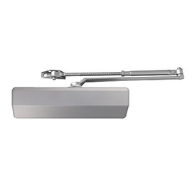 Dexter Commercial Hardware DCL2000-STD-FULL-RW/PA-ALUM, Light Duty Regular arm Surface Door Closers with Full Cover, 689/ALUM, Aluminum
