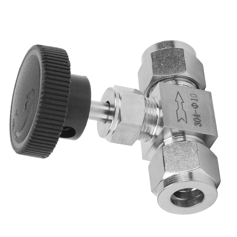 304 Stainless Steel Valve 2‑Way High Pressure Needle Flow Control
