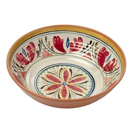 Purely Home Warm Mediterranean 30.5cm Melamine Salad Serving Bowl
