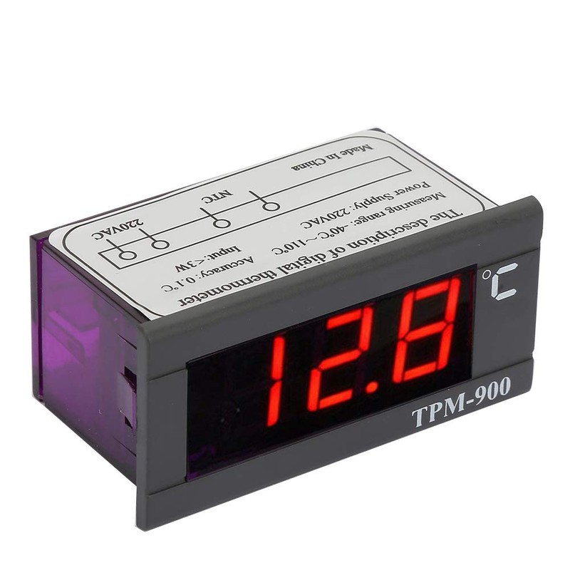 Digital Temperature Controller TPM-900 220V LED Panel Meter with Wide