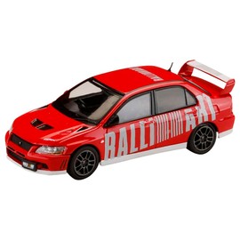 HJ64 1/64 Mitsubishi Lancer Evolution 7 GSR RALLIART Palma Red Finished Product
