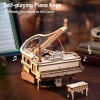 ROKR 3D Wooden Puzzle Magic Piano Music Box DIY Building
