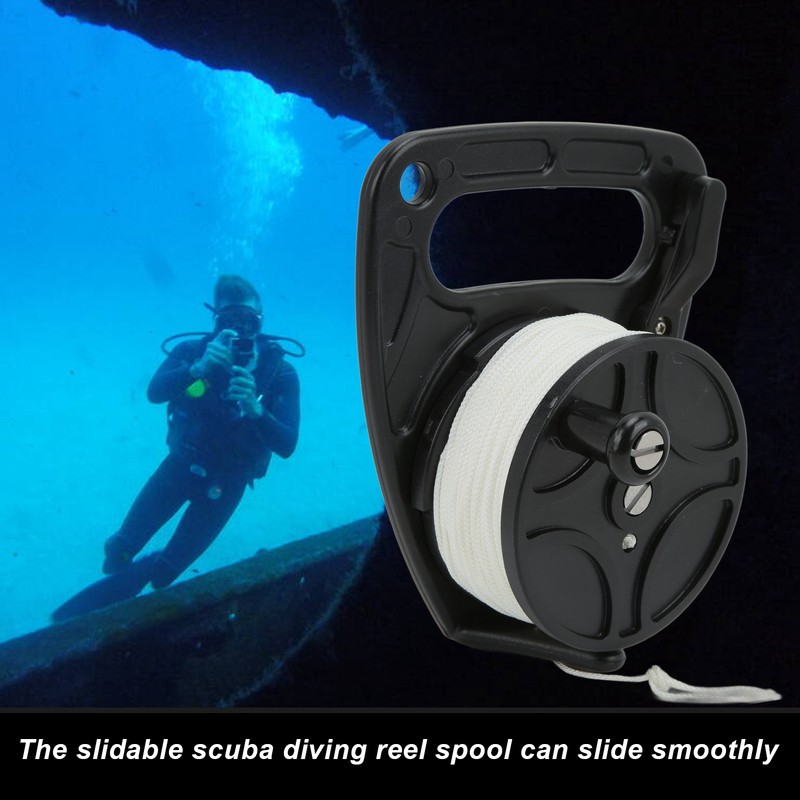 272ft Scuba Diving Reel Spool Dive Anchor Reel with Thumb