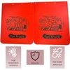 BST BSSP Universal Red Mud Flaps for Semi Trucks, 24''X30''