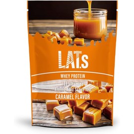 LATs Whey Protein Powder 1kg/35.27 oz – Fresh Caramel Flavor – 11 Essential Vitamins – Made in Japan – by MY ROUTINE