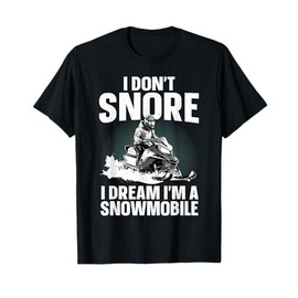 Snowmobile Art For Men Women Snowmobiling Snowmobile Lover T-Shirt