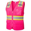 HSHCH Reflective Safety Vest for Women, High Visibility Construction Vest