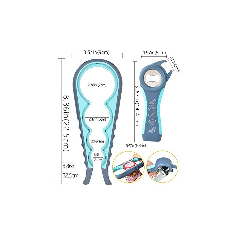 Jar Openers,Can Openers,Bottle Openers for Seniors & Weak Hand and