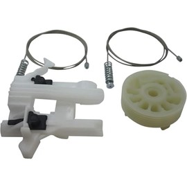 SUZWELT Front Right Window Jack Repair Set 68070266AD Compatible with Fiat 500 2007-On (8446)