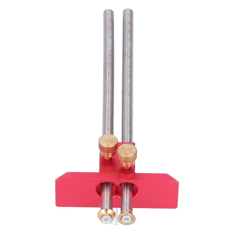 Woodworking Marking Gauge 20cm Clear Scale Double Head Scriber Ruler