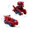Highttoy Dinosaur Transforming Car for 3-7 Years Old Boys Girls,Electric