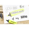 Edding 345 Highlighter Highlighter, Refillable, Light Blue