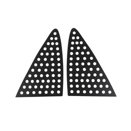 Daeiclru Rear Side Window Louvers Compatible with Jaguar F-Type 2013-2024, Aluminum Car Rear Triangular Glass Window Honeycomb Panel Cover Trim Accessories