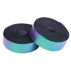 Bike Handlebar Tapes Bicycle Road Bike Bar Tapes EVA Non-slip Ultra-light Reflective Tape for Mountain Bike with Bar End Plugs Soft Comfortable 2 PCS