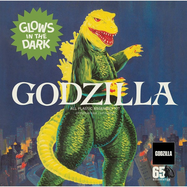 Collections Etc Godzilla Glow-in-the-Dark Plastic Model Kit