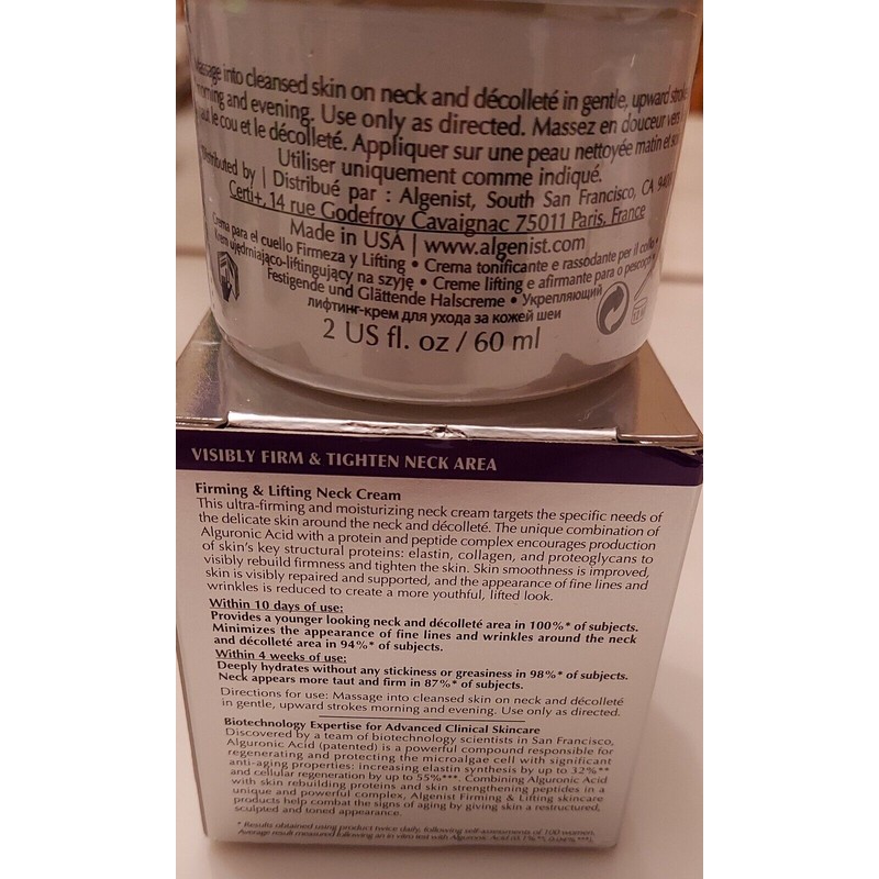 ALGENIST FIRMING & LIFTING NECK CREAM 2 oz / 60