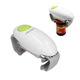 Electric Jar Opener, Automatic Can Opener One‑Button Operating Not Touch with Food for Old Arthritis Weak Hands to Open Round Cans Oval Cans Square Cans