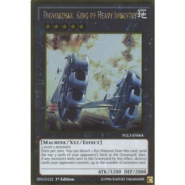 YuGiOh : PGL3-EN064 1st Ed Digvorzhak, King of Heavy Industry Gold Rare Card - ( Premium Gold 3 ) by Deckboosters