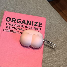 TSVSXS Cute Case Compatible with AirPods 4 with Active Noise Cancellation with Keychain, Solft Silicone Cartoon Anime Funny Protective Cover Compatible with AirPods 4