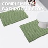 OLANLY Luxury Chenille Bath Mat, Extra Soft Thick Absorbent Shaggy