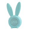 Digital Alarm Clock Cute Bunny Shape LED Night Light Luminous