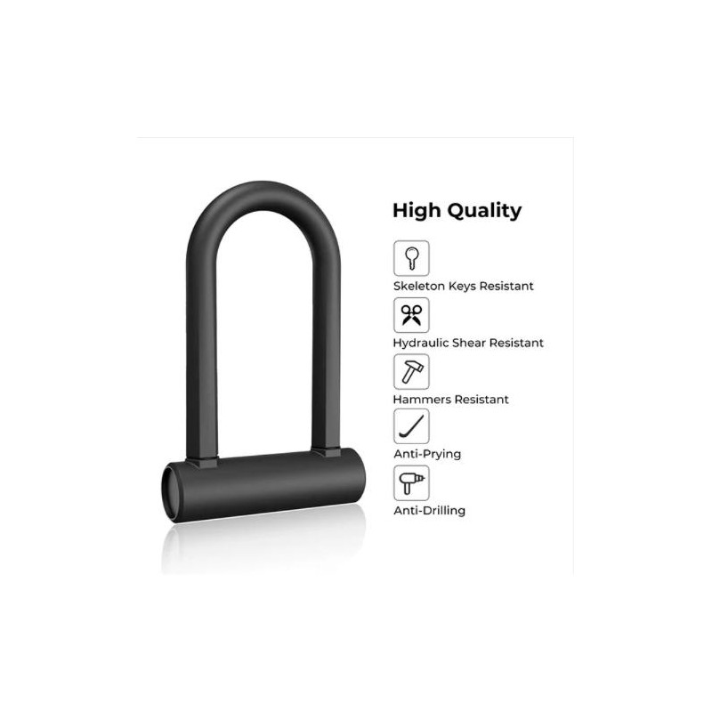 【accessories】isinwheel U Lock - Heavy Duty Security Scooter Lock for