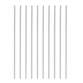 CoCud Round Steel Rod, 1.4mm Diameter 100mm Length, High Speed Steel Bar Stock Craft DIY Tool - (Applications: for Drill Lathes Boring Machine), 10-Pieces