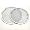 2 QTY 7" inch Aluminium Mash Pizza Baking Tray Flat Wire Food Crisper Bakeware 17.78cm (2)