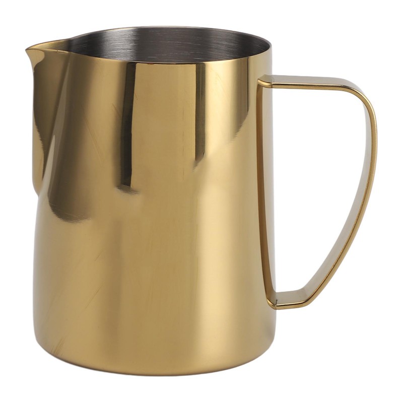 Milk Frothing Pitcher 304 Stainless Steel Coffee Steaming Pitcher Multipurpose
