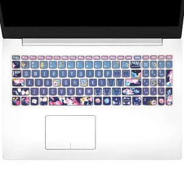 SANFULIN Keyboard Cover for Lenovo IdeaPad 320 330 330s 340s 520 720s 130 S145 L340 S340 15.6 inch / 2020 2019 2018 Lenovo ideapad 15.6'' / Lenovo IdeaPad 320 330 L340 17.3 inch, Red Flower