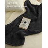 YnM Chunky Throw Blanket, Medium-Weight, Hand Knitted, Skin Friendly, Ventilated