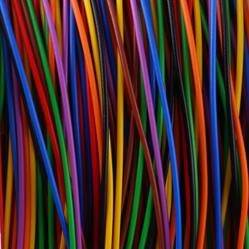 30AWG Stranded Electric Wire, Colorful P/N B-30-1000 Tinned Copper Connection