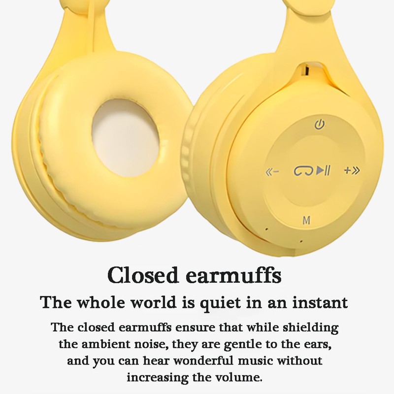 Upgraded Hybrid Noise Cancelling Bluetooth Headphones Over Ear Wireless Bluetooth