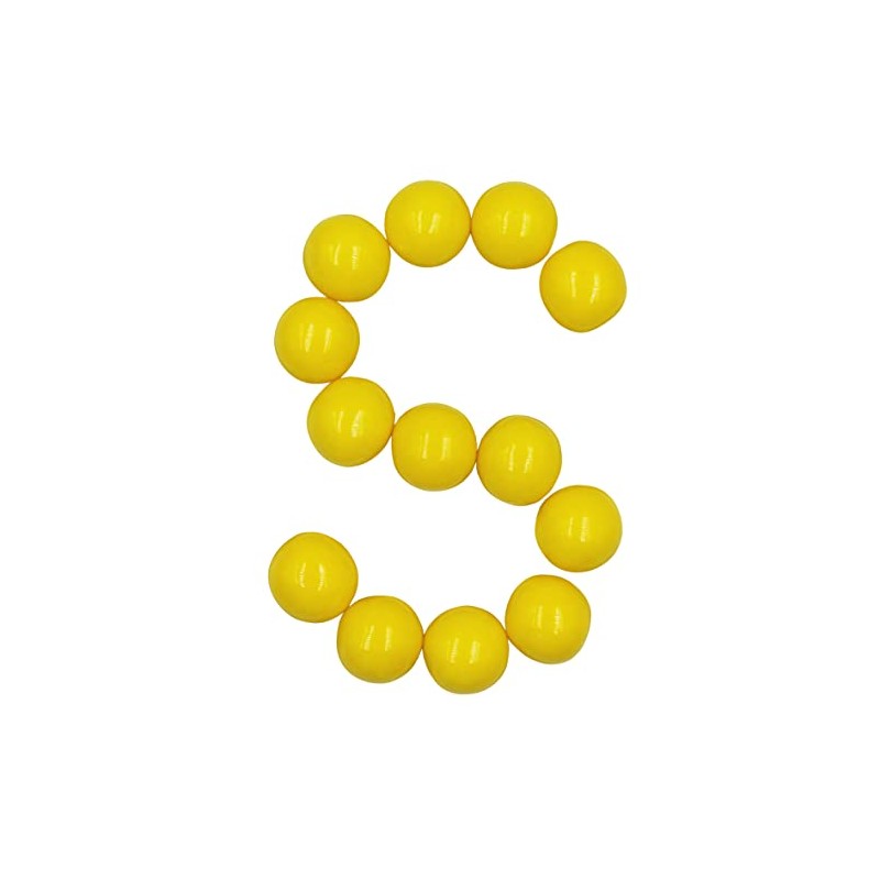 Smarty Stop Every Color 1" Gumballs (Yellow, 1 Pound (Pack