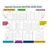 Agenda Docente Color Neutro Maestro 2025-2026 Personalizada