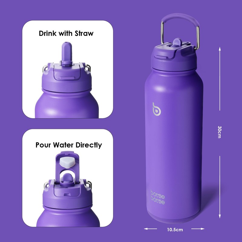 BOTTLE BOTTLE 40 oz sports water bottle stainless steel insulated