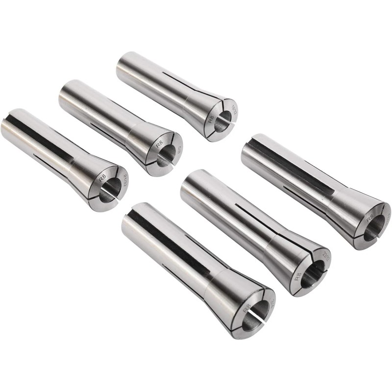 8milelake 23 Piece R8 Collets Set 1/16" to 3/4" for
