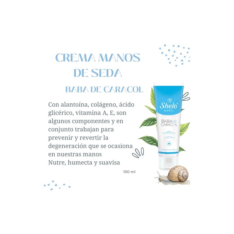 Shelo Nabel Crema De Manos Baba De Seda