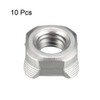 uxcell Weld Nuts,M8 Square UNC Coarse Carbon Steel Machine Screw