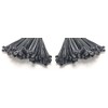Cable Ties 100 mm Black Pack of 200 Premium Quality